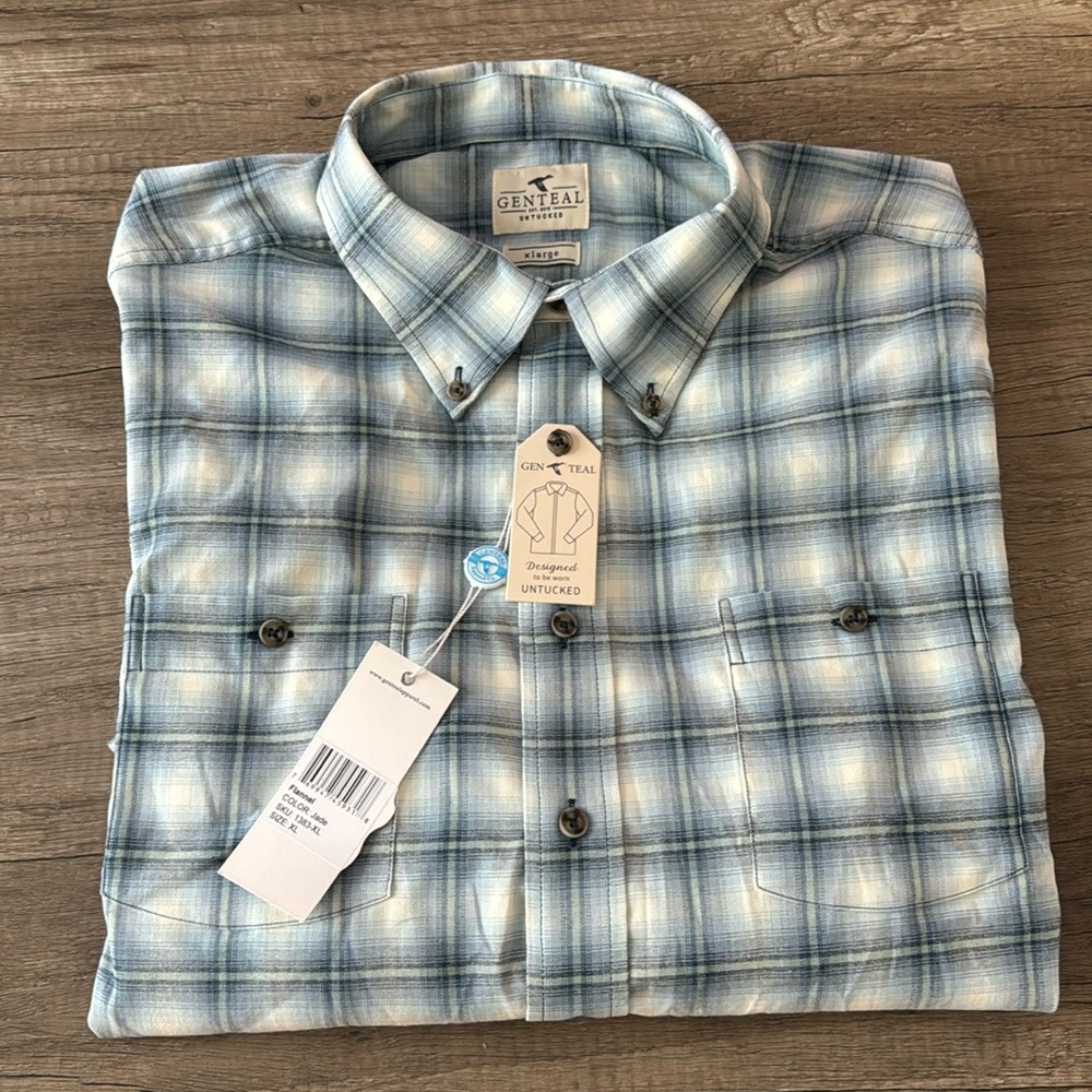 Men’s Genteal Performance Flannel Button Down